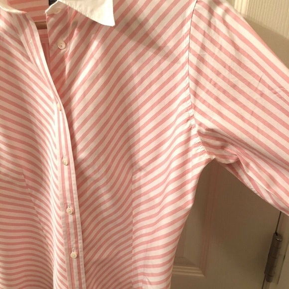 Burberry London Striped Blouse w/French Cuffs - S - Picture 5 of 7